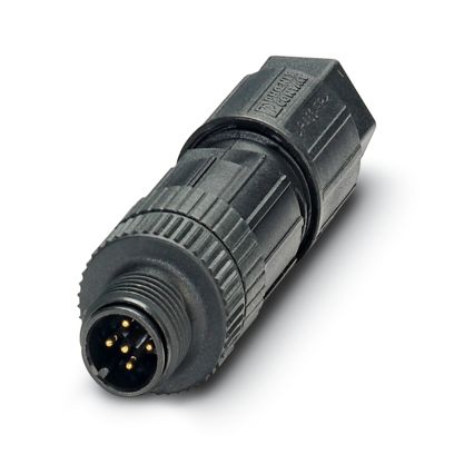 Phoenix Contact - Rundsteckverbinder, feldkonfektionierbar (Industriesteckverbinder) Datensteckverbinder SACC-M12MS-5PL DN
