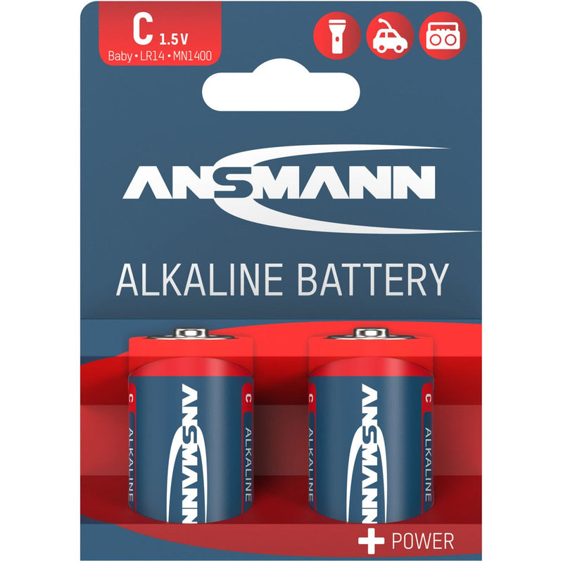 Hückmann - Batterie 1,5V Baby C 133572(VE 2) Bli2 Ansmann