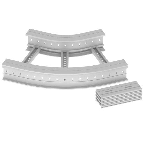 Unex - Bogen für Kabelleiter Flachbogen 45 Grad 67536-04 135x500 R300 U23X