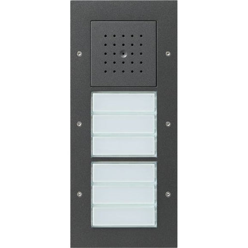 Gira - Türstation für Türkommunikation Türstation 126867 AP 6fach anthrazit