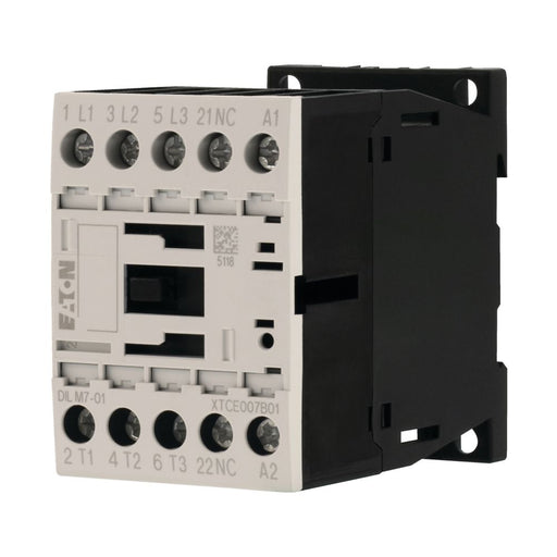 Eaton - Leistungsschütz zum Schalten von Wechselstrom Leistungsschütz DILM7-01(12VDC) 1Ö 3kW/400V,DC