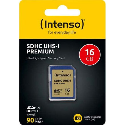 Intenso - Speichermedium digital SDHC-Card 16GB 3421470 PremClass10,U1,UHS-I − 6 Stück