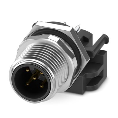 Phoenix Contact - Rundsteckverbinder, feldkonfektionierbar (Industriesteckverbinder) Gerätesteckverbinder SACC-DSIV-M1#1396611 Hinterwand − 10 Stück