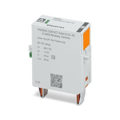 Phoenix Contact - Zubehör/Ersatzteile für Überspannungsschutz Energietechnik Überspannungsschutzstecker VAL-SPP-T2-NPE/40-P Typ 2 − 10 Stück