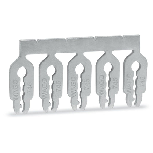 WAGO - Querverbinder/Brücker für Reihenklemme Brücker 3-fach 745-633 blank,silberfarben − 50 Stück