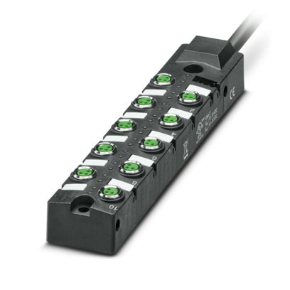Phoenix Contact - Passiver Sensor-/Aktor-Verteiler (mit Leitung) Verteilerbox SACB-10/3-L-#1197325