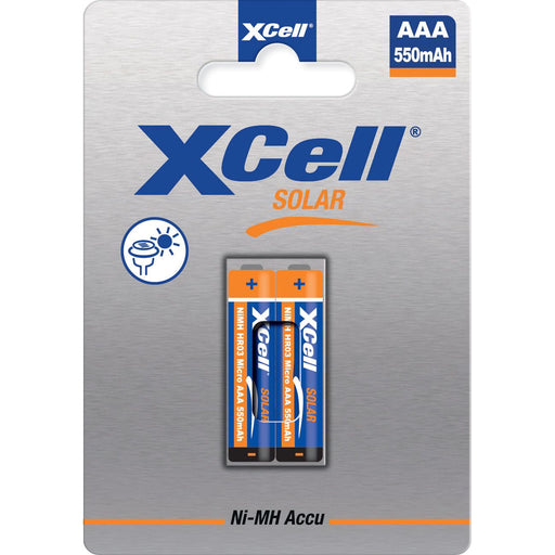 Hückmann - Akku Xcell Solar Accus X550AAA X550AAA solar (Bli2) Ni-MH 1,2V / 550mAh