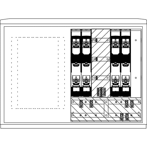 Elsta Mosdorfer - Zähler-Komplettschrank Wandlerschrank Freiluft WS834.W3.N2221 WS A850-3 W3 400A