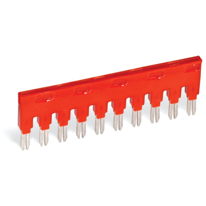 WAGO - Zubehör/Ersatzteile für Schaltrelais Brücker f.Brückungsschacht 859-410/000-005 10-fach,rot − 25 Stück