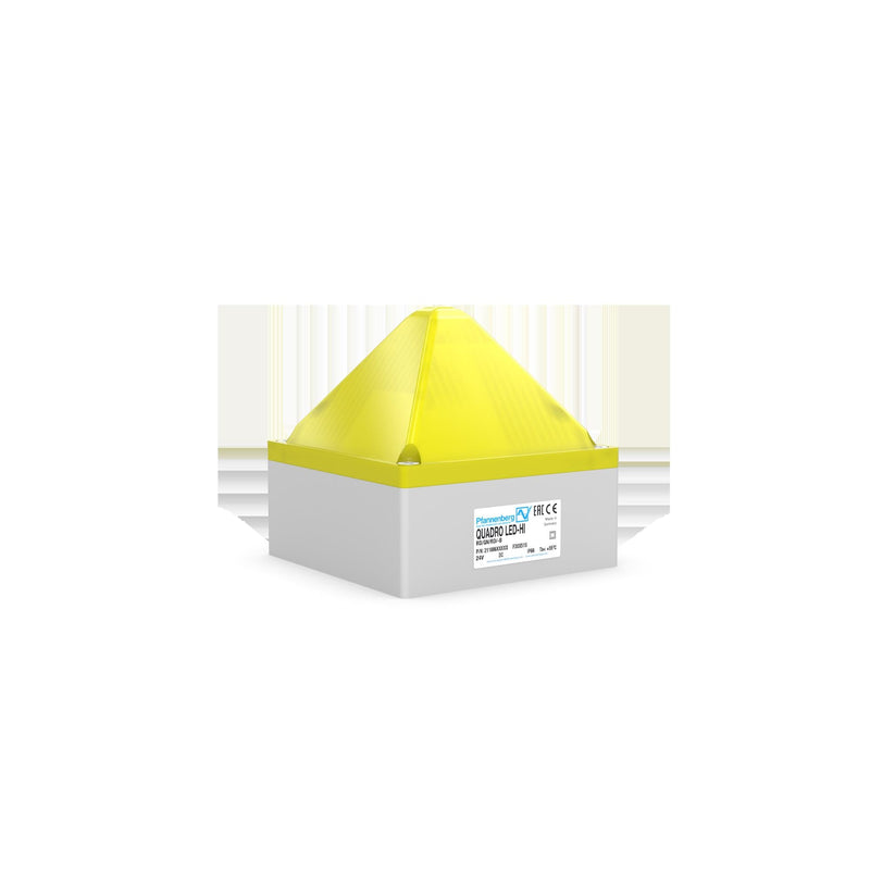 Pfannenberg - Signalleuchte LED-Leuchte QUADRO LED HI DC YE gelb,11-60DC,75cd