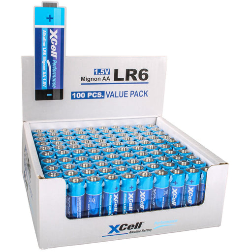 Hückmann - Batterie 1,5V Mignon AA LR6 AA(VE 100) 10er Kart. Xcell