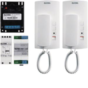 Elcom - Türsprech-Set Audio-Einbaukit AEK-2 universal