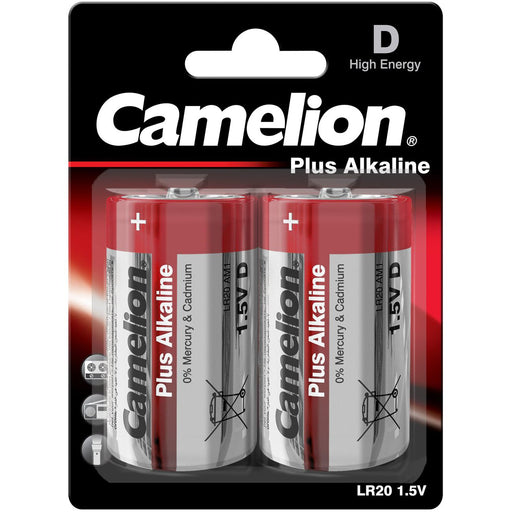 Hückmann - Batterie 1,5V Mono D LR20/Mono/BP2(VE 2) Bli2 Camelion − 6 Packung