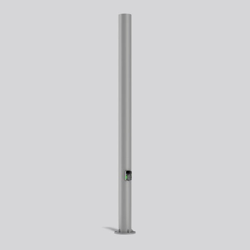 RZB - Ladestation E-Mobility Mast mit Wallbox 811188 1x22kW, silber