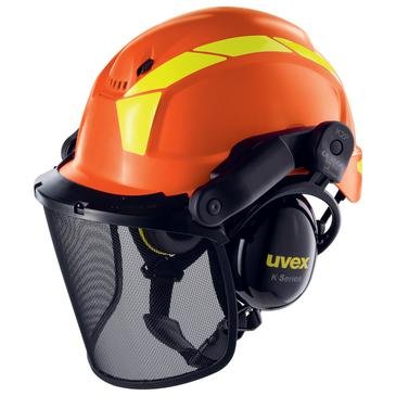 Uvex - Schutzhelm uvex Waldarbeiterset 9774237 orange