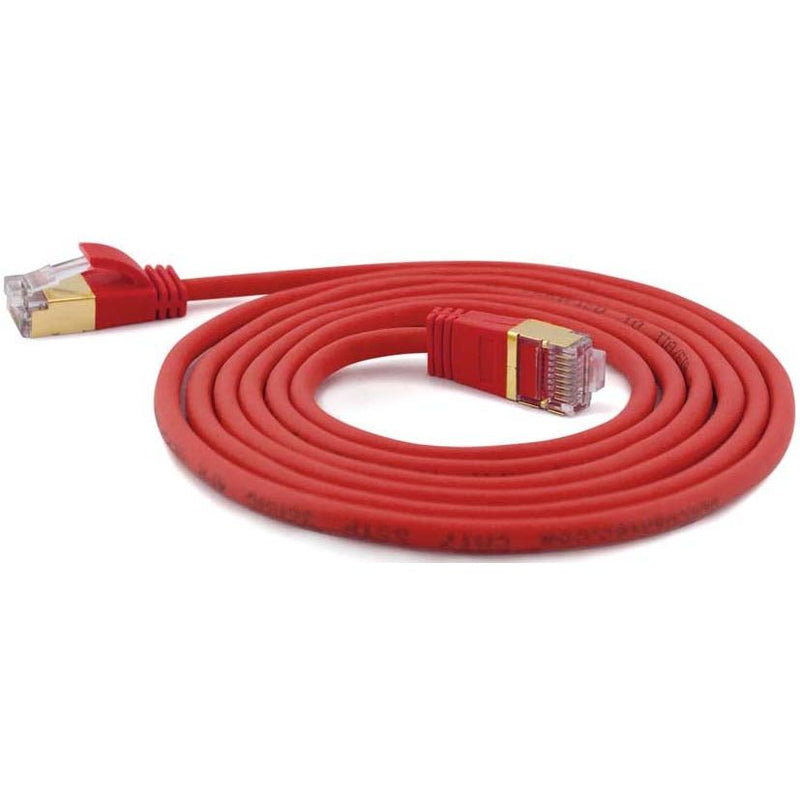 Wantec - Patchkabel Kupfer SSTP-Patchkabel Cat.6A rt 7162 rt 3,0m 3,0m Steck. 4mm