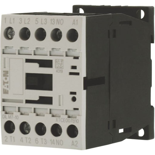 Eaton - Leistungsschütz zum Schalten von Wechselstrom Leistungsschütz DILM7-10(380V50HZ) 1S 3kW/400V,AC