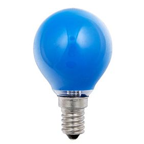 Scharnberger+Hasenbein - Allgebrauchsglühlampe Tropfenform Tropfenlampe 45x75mm 40268 E14 230V 25W blau
