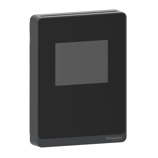 Schneider Electric - Temperaturmessumformer PM2.5, CO2, rF, SLABTCP2 Touch, Analog, Bk