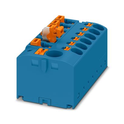 Phoenix Contact - Durchgangs-Reihenklemme Funktionsverteilerblock PTFIX 6/6X2,5-MT BU − 8 Stück