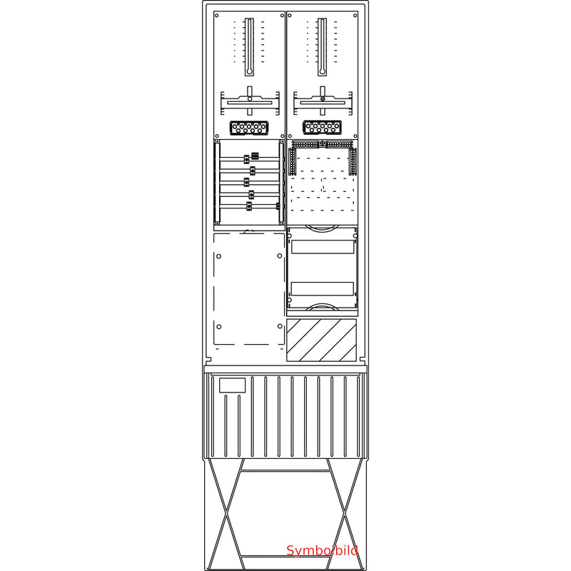 Elsta Mosdorfer - Zähler-Komplettschrank Zähleranschlusssäule ZS342.N1.12 A340 N1 2Z 3.HZ 12TE