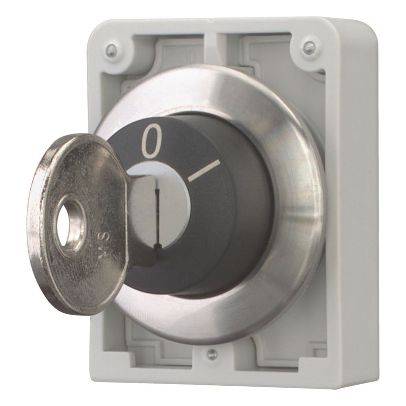 Eaton - Frontelement für Wahlschalter Schlüsseltaste Flat Front M30I-FWRS-MS7 rastend 2 Stellungen