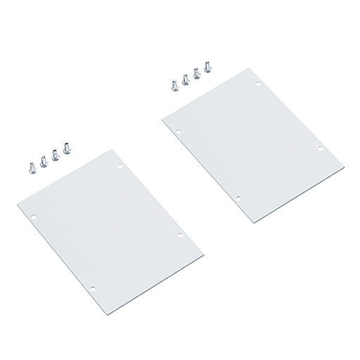 Zumtobel Group - Mechanisches Zubehör/Ersatzteile für Leuchten Endkappenset SLN2 CON #22172273 silber
