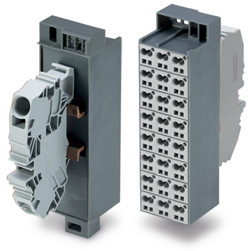 WAGO - Feldbus, Dez. Peripherie - Kommunikations-Modul PotentialblockAufdruck1-24 726-651 dunkelgrau