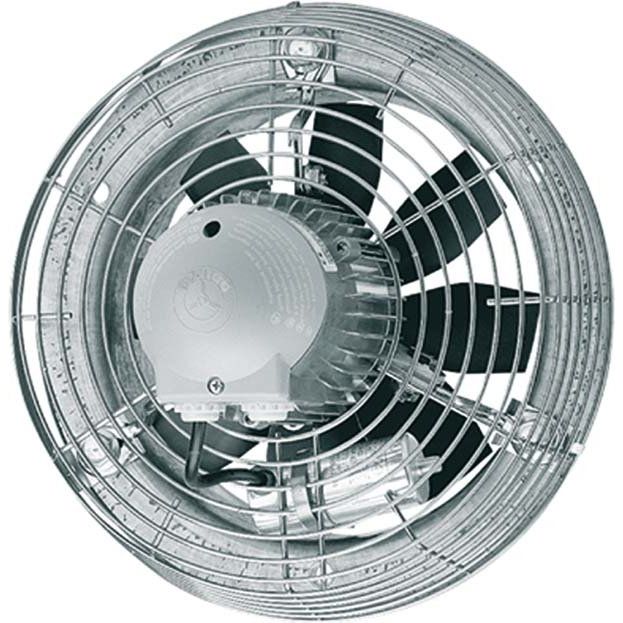 Maico - Wandventilator für Industrie und Gewerbe Axial-Wandventilator DZS 40/8 B Stahlwandring DN 400
