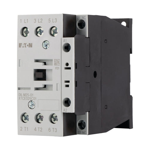 Eaton - Leistungsschütz zum Schalten von Wechselstrom Leistungsschütz 3polig DILM25-01(#277170 380/400V 11kW
