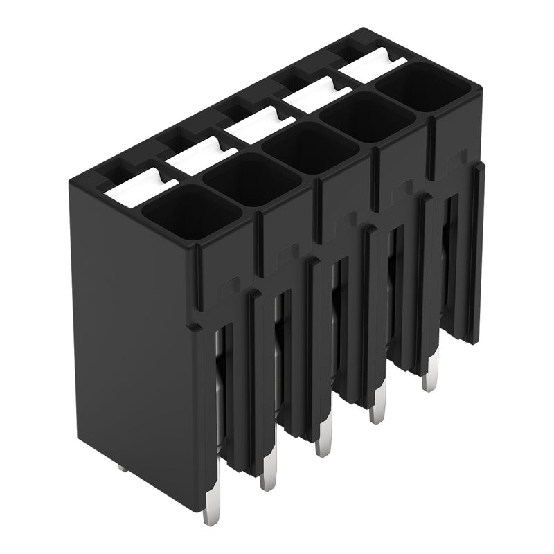 WAGO - Leiterplattenklemme THR-Leiterplattenklemme 2086-1105/300-000 Drücker,1,5mm²,sw − 180 Stück