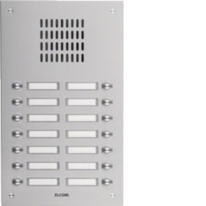 Elcom - Klingeltableau für Türkommunikation UP-Türstation TVG-14/2 eds 14Tast.2-reih.eds mt