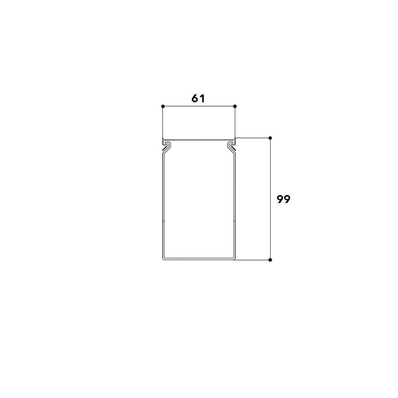 GGK - Verdrahtungskanal 1698 − 2 Meter