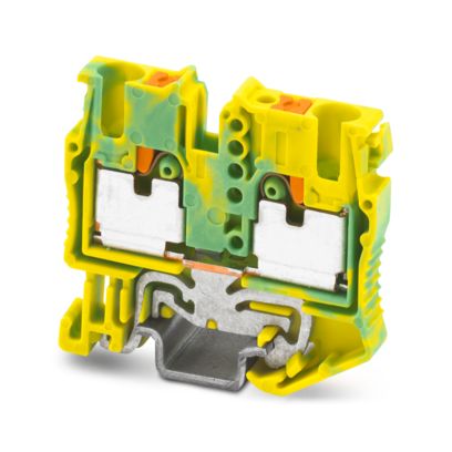 Phoenix Contact - Schutzleiter-Reihenklemme Mini-Schutzleiterklemme MPT 2,5-NS 15-PE − 50 Stück