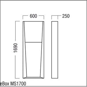 Zumtobel - Notlichtbaustein Zentrales Notlichtgerät ONLITE MS1700