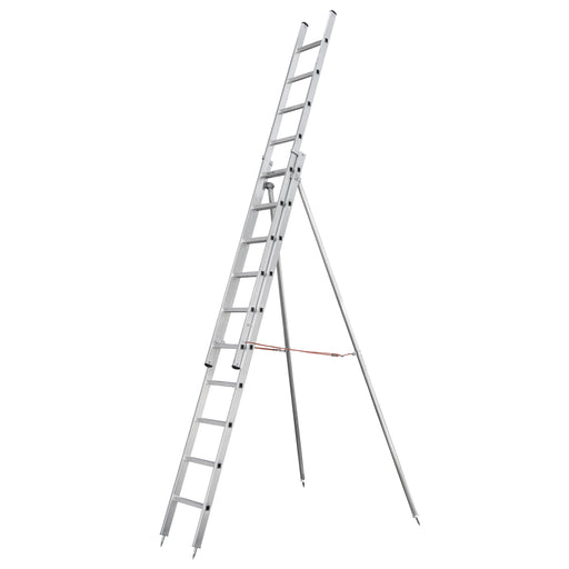 ILLER-LEITER - Sprossenleiter Obstbaumleiter m.Stützen 66212 2-teil.2x12 Sprossen