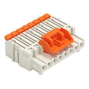 WAGO - Kabelsteckverbinder für Leiterplattensteckverbinder 1-Leiter-Federleiste,Hebel 2734-1108/328-000 PushinCAGECLAMP,lgr − 50 Stück