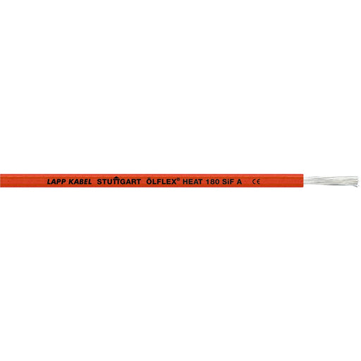 Lapp Kabel&Leitung - Energiekabel >= 1 kV, für feste Verlegung ÖLFLEX HEAT 180 SiF A 1249589/500 1x10 RD − 500 Meter
