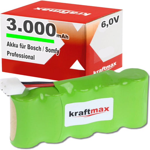 Hückmann - Akku Akkupack 6V für Somfy 139548 3000mAh Sub-C
