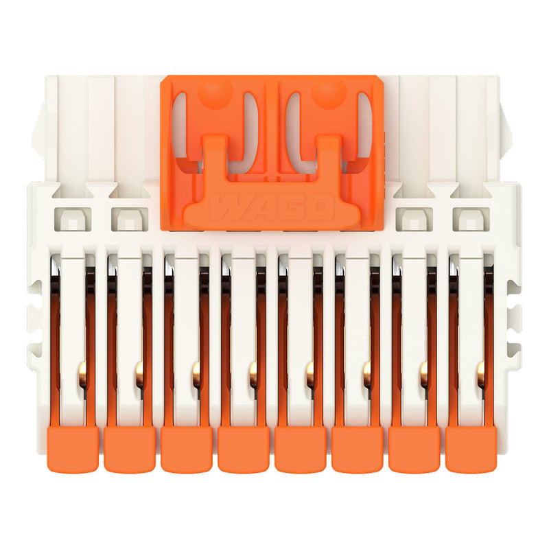 WAGO - Kabelsteckverbinder für Leiterplattensteckverbinder 1-Leiter-Federleiste,Hebel 2734-1108/328-000 PushinCAGECLAMP,lgr − 50 Stück