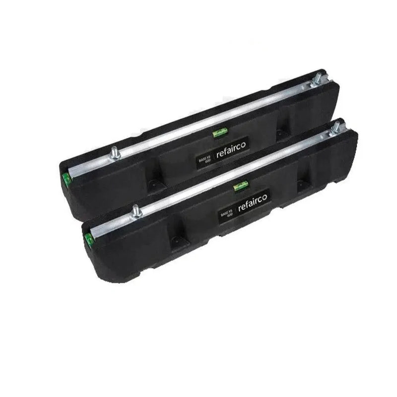 Bodenkonsole 2x Dämpfungssockel aus SBR-Kautschukgranulat 250 - 1200mm