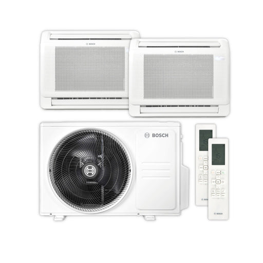 Bosch Climate CL5000iMCN – Truhengerät Multisplit: 2 Inneneinheiten + 1 Außengerät – 2.6 kW + 2.6 kW + Außeneinheit 5.3 kW by
