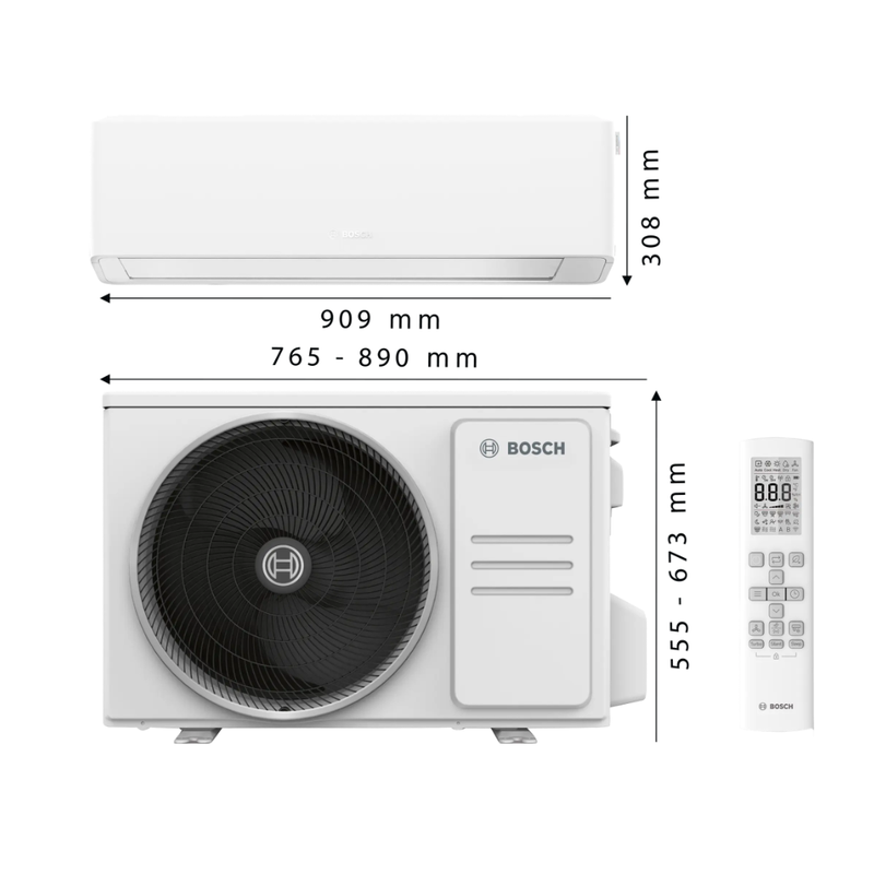 Bosch Climate 7000i Single-Split Klimaanlage Set | CL7000i