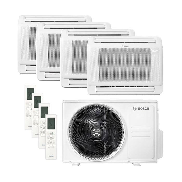 Bosch Climate CL5000iMCN – Truhengerät Multisplit: 4 Inneneinheiten + 1 Außengerät
