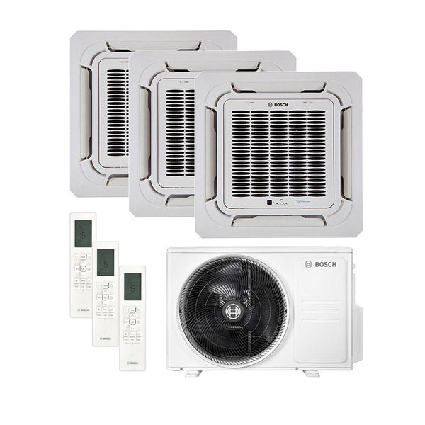 3 x 4-Wege-Deckenkassette