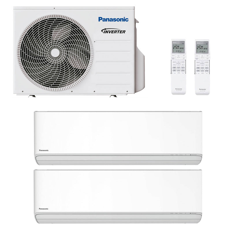 Panasonic Etherea XZ – Multisplit-Klimaanlage (2 × Wandgerät + Außeneinheit)