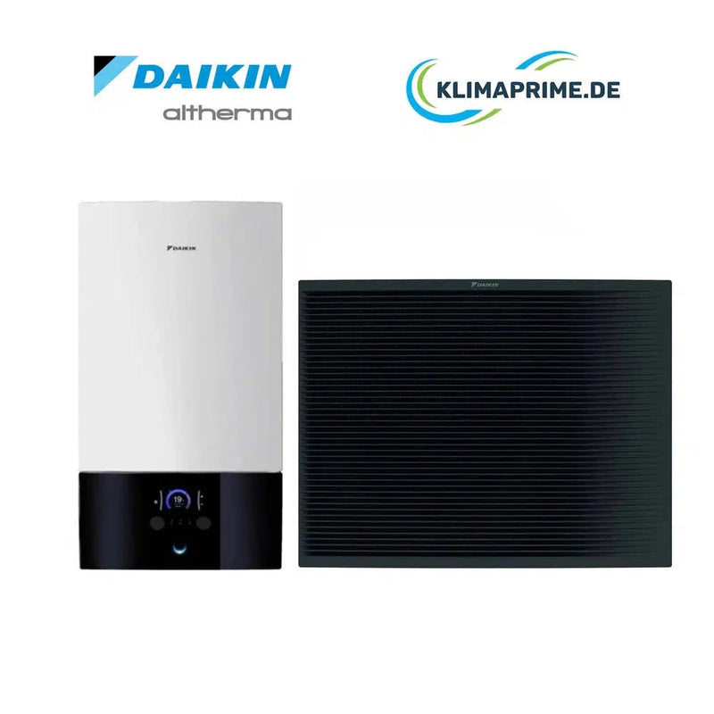 Daikin - Altherma 3 H HT W 18 kW Monoblock Wärmepumpe Set Premium Hydrobox & 6 kW Heizstab EPRA18DV3 + ETBX16E6V7