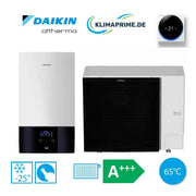 Daikin - Altherma Split Wärmepumpe 10,6 kW Premium 3 R W Hydrobox & 6 kW Heizstab ERLA11DV3 + EBBX11D6V