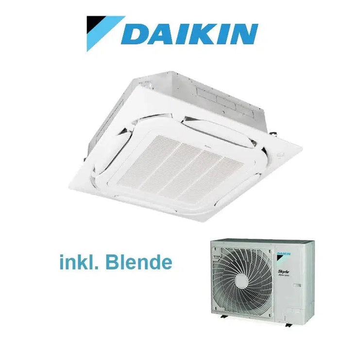 Daikin Klimaanlage Set 4-Wege-Deckenkasette 9,5 kW - FCAHG100H-4 + Außengerät RZAG100NV1 inkl. Blende R32