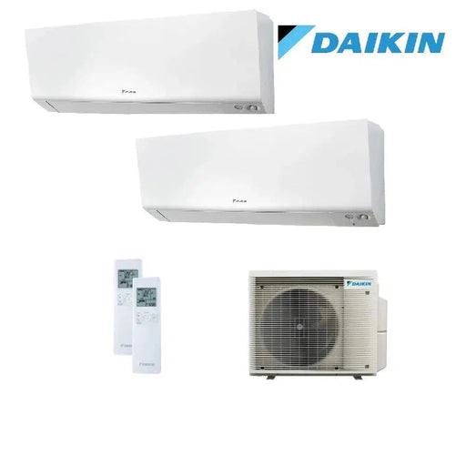 Daikin Perfera 2 x Wandgerät Set 1,5 kW CTXM15R + 2,5 kW FTXM25R + Außengerät 2MXM40A R32